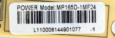 FUENTE DE PODER / HITACHI MP165D-1MF24 / EI28-031 / REV:1.0 / MODELO LE55G508	 - Imagen 2