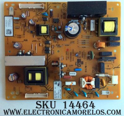 FUENTE DE PODER / SONY  1-474-297-11 / APS-283(CH) / APS-283 / 1-883-775-11 / MODELO KDL-32BX320 / PARTES SUSTITUTAS 1-474-297-12 / KIT-KDL-32BX320-K2