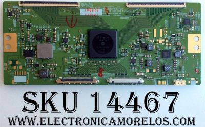 T-CON PARA TV LG / NUMERO DE PARTE 6871L-4329C / 6870C-0593B / 4329C / LC600EQF-DJF1-8A1 / PANEL LC600EQF (DJ)(F1) / MODELO 60UH8500-UA / 60UH8500-UA.BUSWLJR