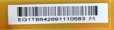 FUENTE DE PODER PARA TV LG / NUMERO DE PARTE EAY64269111 / LGP6065L-16UH12 / 64269111 / OPVP-0305 / PANEL LC600EQF (DJ)(F1) / MODELO 60UH8500-UA / 60UH8500-UA.BUSWLJR - Imagen 2