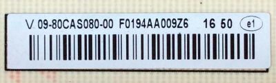FUENTE DE PODER / VIZIO 09-80CAS080-00 / 1P-1166X00-1011 / MODELOS E75-E3 LFTIGRAT / E75-E3 LFTIGRLT / E80-E3 LFTRWBLT / E80-E3 LFTRWBAT - Imagen 2