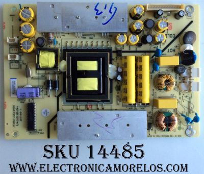 FUENTE DE PODER / HAIER 1010035449 / TV3902-ZC02-01(D) / P/N:303C3902064 / COMPATIBLE PARA DIFERENTES MARCAS Y MODELOS POLAROID MHDV4233-U4 / TCL LE40D8810 / HAIER LE40M600CF / JVC LT40C550 / ELEMENT ELEFW408 LE-40G36Y / ELEFW408