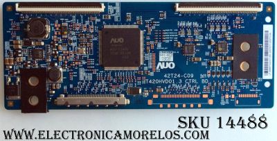 T-CON / VIZIO 55.55T02.C07 / 5555T02C07 / 42T24-C09 / T420HVD01.3 / MODELO E551D-A0 LAQAOBAPV / E551D-A0 LATAOBAP	