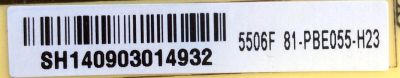 FUENTE DE PODER TOSHIBA / 81-PBE055-H23 / SHLD5506F-101H / CCP-508 / REV:0.3 / MODELO 55U8450C - Imagen 3