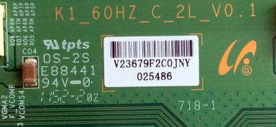 T-CON / TCL LJ94-23679F / K1_60HZ_C_2L_V0.1 / MODELO LE43FHDF3300TAAA - Imagen 2