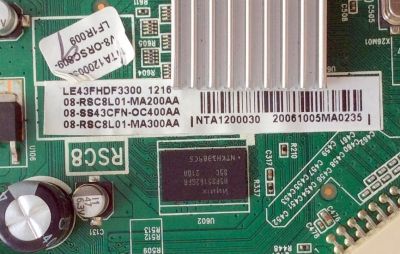 MAIN / TCL 08-RSC8L01-MA300AA V.1 / 08-RSC8L01-MA200AA / 08-SS43CFN-OC400AA / 40-RSC803-MAD2XG / MODELO LE43FHDF3300TAAA / PANEL LVF430SSTM - Imagen 2