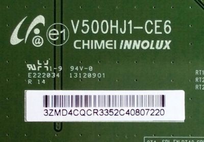 T-CON / PHILIPS 3ZMD4CQCR / V500HJ1-CE6 / MODELO 58PFL4609 / F7 DS1 / PANEL V580HJ1-LD6 REV.C1 - Imagen 2