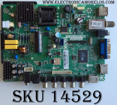 MAIN / FUENTE / (COMBO) SANYO B14031101 / 02-SHY39B-CYS0 / TP.MS3393T.P68 / 3MS3393X-1 / MODELO DP24E14 P24E14-00 / PANEL V236BJ1-P01 REV.C2 