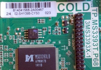 MAIN / FUENTE / (COMBO) B14041568 / 02-SHY39B-CYS0 / TP.MS3393T.P68  / 3MS3393X-1  - Imagen 2