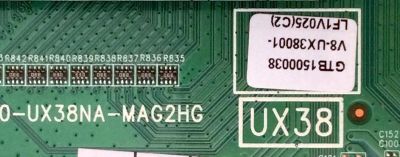 MAIN / TCL 08-CS48CFN-OC402AA / 80-UX38003-MA200AA / 08-UX38003-MA300AA / V8-UX38001-LF1V025(C2) / 40-UX38NA-MAG2HG /GTB1500038 /MODELO 48FS3700 48FS3700TFAA /PANEL LVF480ND2L - Imagen 2
