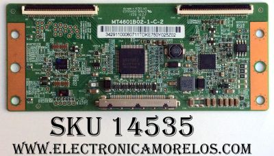 T-CON / TCL 3429110006 / MT4601B02-1-C-2 / E255400 / MODELO 48FS3700 48FS3700TFAA / PANEL LVF480ND2L 