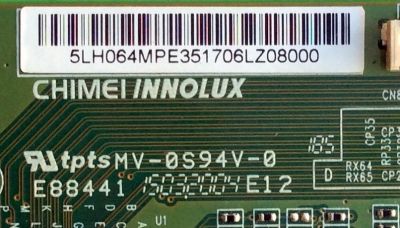 T-CON VIZIO / 5LH064MP / 5LH064MPE / 5LH064MPE351706LZ08000 / E88441 / DISPLAY V500DK2-QS1 / PANEL TPT500DK-QS1 REV:SC1G / MODELO M50-C1 - Imagen 3