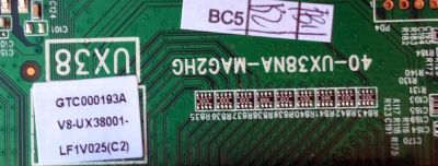 MAIN / TCL V8-UX38001-LF1V025(C2) / GTC000193A / 40-UX38NA-MAG2HG / MODELO 55FS3750  W8U55FS3850 - Imagen 2