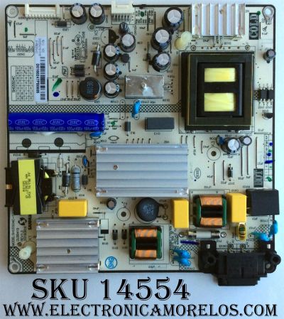 FUENTE DE PODER PARA TV PHiLIPS / NUMERO DE PARTE 81-PBE043-H21 / CQC12001080504 / SHG5504C / SHG5504C-101H / CCP-508 / SHG5504C18-101HB / DLBB419 / 20160616 / D0160254PS0902 / MODELO 43PFL6621/F7