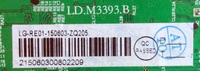 MAIN PARA TV RCA / NUMERO DE PARTE 40GE01M3393LNA23-C4 / LD.M3393.B / LG-RE01-150603-ZQ205 / MODELO LED40G45RQD 5511-LD40G45-C4 - Imagen 3