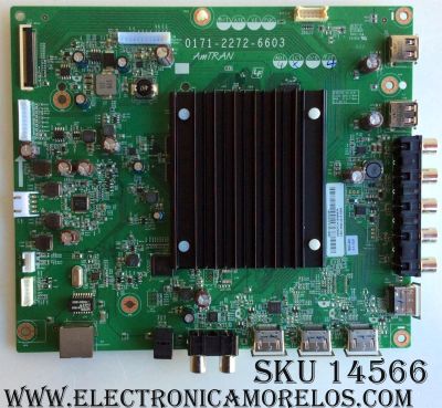 MAIN PARA TV VIZIO / NUMERO DE PARTE 3665-0412-0150 / 0171-2272-6603 / 3665-0412-0395 / 366504120150 / MODELO E65-E0 LAUSVKBT