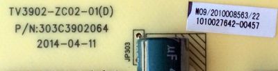 FUENTE  1010027642 / 303C3902064 TV3902-ZC02-01 / PARA DIFERENTES MARCAS Y MODELOS POLAROID MHDV4233 / PROSCAN PLED4275A / TCL LE40D8810 / HAIER 40E3500 / LE40M600CF / LE40M600M80 / JVC LT40C550 / ELEMENT / ELEFW408 / QUASAR SQ4001 / RCA RLEDD4016A - Imagen 2