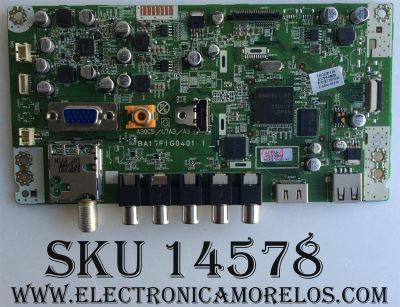 MAIN / MAGNAVOX A17F0MMA-001-DM / A17F0UH / BA17F1G0401 1 / MODELO 32MF301B / F7 DS1 / 32MF301B / F7 DS2 / PANEL UK32MXB