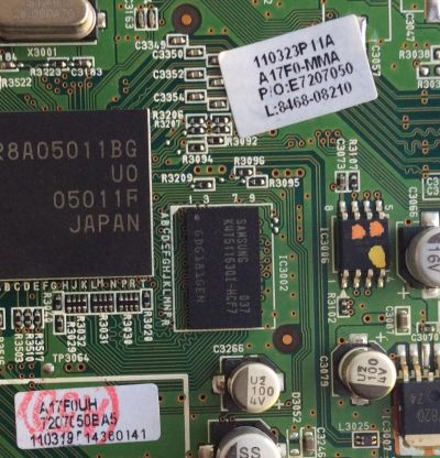 MAIN / MAGNAVOX A17F0MMA-001-DM / A17F0UH / BA17F1G0401 1 / MODELO 32MF301B / F7 DS1 / 32MF301B / F7 DS2 / PANEL UK32MXB - Imagen 2