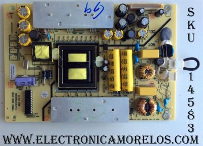 FUENTE DE PODER POLAROID / 1070000498 / TV3902-ZC02-01 / TV3902-ZC02-01(D) / 303C3902064 / 2014-04-11 / DIFERENTES MARCAS Y MODELOS POLAROID MHDV4233-U4 / TCL LE40D8810 / HAIER LE40M600CF / JVC LT40C550 / ELEMENT ELEFW408
