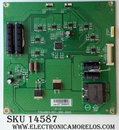 LED DRIVER / VIZIO INTVAR45GAAD6 / 715G4863-P01-000-004S / AR45GAAD6 / PANEL T460HB01 V.1 / MODELO M3D460SR	