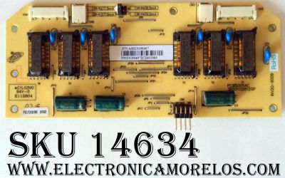 BACKLIGHT INVERTER / VIEWSONIC AS023190407 / PCB50054C / 3BS0102812GP / PANEL LTM213U6-L01 / MODELO VP2030B / VP2130B 