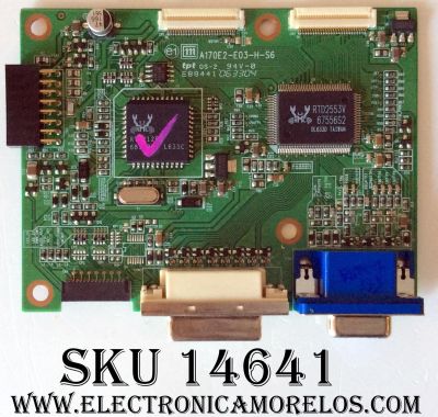 MAIN / VIEWSONIC 35-D010627 / A170E2-E03-H-S6 / MODELO VG2230WM	