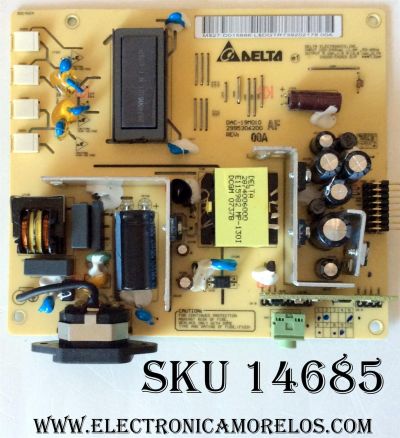 FUENTE DE PODER / VIEWSONIC 27-D015886 / DAC-19M010 / 2995306200 / MODELO VG2230WM / PANEL A220Z1-H01	