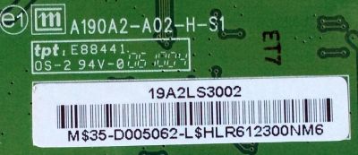 MAIN / VIEWSONIC 35-D005062 / A190A2-A02-H-S1 / 19A2LS3002 / MODELO VS10866	 - Imagen 2