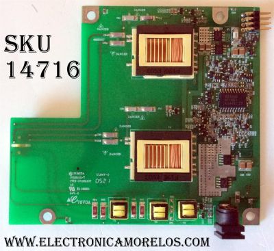 BACKLIGTH INVERTER / WESTINGHOUSE 2714000016 / IV125110/T / PWB-IV125110T / 5A28 A30971 E11757 / MODELO LTV-17V1SL	