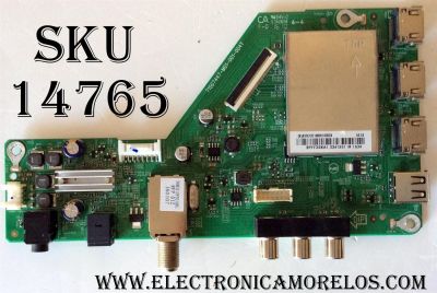 MAIN / INSIGNIA XGCC01K001 / 715G7447-M01-001-004Y / (X)XGCC01K001020K / PANEL TPT400LA-HN02.S REV:S801B / MODELOS NS-40D510NA14 / NS-40D510NA17	