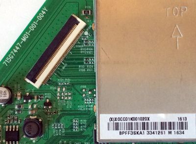 MAIN / INSIGNIA XGCC01K001 / 715G7447-M01-001-004Y / (X)XGCC01K001020K / PANEL TPT400LA-HN02.S REV:S801B / MODELOS NS-40D510NA14 / NS-40D510NA17	 - Imagen 2