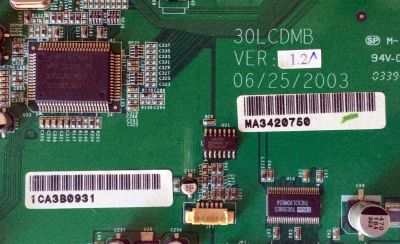MAIN / WESTINGHOUSE 510-302001-101 / 510-302001-051 / 30LCDMB / VER:1.2M / PANEL V296W1-L01 REV C2 / MODELO W33001 - Imagen 2