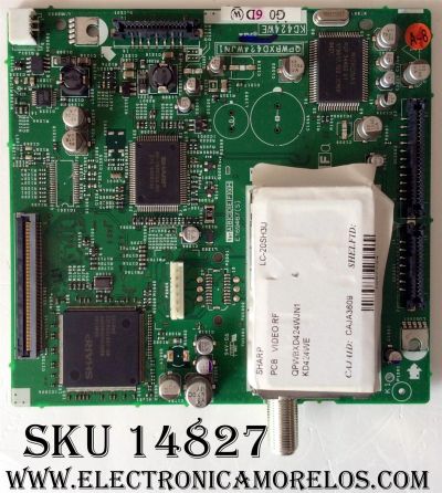 MAIN DIGITAL / SHARP DUNTKD424FMF6 / KD424WE / QPWBXD424WJN1 / PANEL LK197V3GZ91 / MODELO  LC-20SH4U