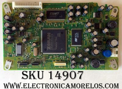 MAIN SERVOMECANISMO / SHARP A5Z203E280 / ADELA7220A / DMF093A / PARTE SUSTITUTA 9JDA5Z203E280 / MODELOS LC-26AD22U / LC-26DV22US / PANEL LK255T3LZ5A 