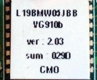 MAIN DIGITAL / WESTINGHOUSE  L19O / 2970045803 / VER:2.03 / MODELO L19BMW05JBB  - Imagen 2