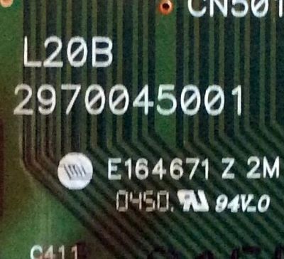 MAIN DIGITAL / VIEWSONIC L20B / 2970045001 / E164671 Z 2M  / Ver:1.0 / MODELO L20DBW05ABB - Imagen 3