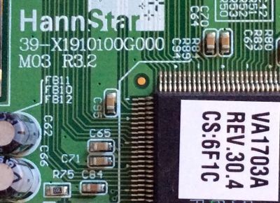 MAIN DIGITAL / VIEWSONIC 70-V7030102G500 / 39-X1910100G000M03  / R3.2 / MODELO VA1703A REV:30.4 - Imagen 2