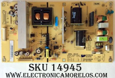 KIT 10 PIEZAS / FUENTE DE PODER ((NUEVA)) / TOSHIBA 75016980 / PK101V0810I / HP-N2461R2 / PARTE SUSTITUTA 75013355 / MODELO 40RV52U / 10 KITS / TOTAL 100 PIEZAS