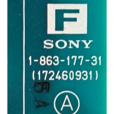 FUENTE DE PODER  FILTRO  / SONY A-1101-358-A / 1-863-177-31 / 172460931 /  PANEL  NP50X6MF02 /  MODELO  KDE-50XS955 - Imagen 2