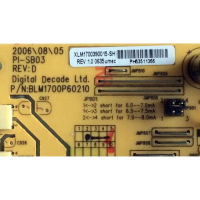 FUENTE DE PODER BACKLIGHT / VIEWSONIC  XLM1700390015-SH / BLM1700P60210 / PI-SB03 / BC10442L0 / E170968 / REV: 1.0 / MODELO  VS11369 - Imagen 3