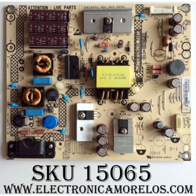 FUENTE DE PODER / SHARP PLTVEJ351XAJ3 / 715G6934-P01-003-003H / (X)PLTVEJ351XAJ3 / MODELO LC-43LB371U / PANEL TPT430H3-HVN01.U REV:S270A	
