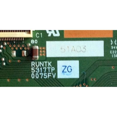 T-CON / RCA RUNTK5317TPZG / RUNTK5317TP / MODELO LRK40G45RQD 5518-DK40G45-C4	 - Imagen 2