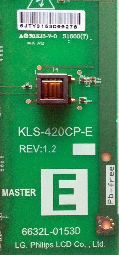 BACKLIGHT (E) MASTER / LG 6632L-0153D / KLS-420CP-E / REV:1.2 / MODELOS 42LB1DR-UA / 42LB1DRA-UA AUSLLJM / 42LC2D-EC AEKLLBP / 42LC2D-UD APUSLL / 42LC2DB-EC AEKLLJP / PANEL LC420W02 - Imagen 2