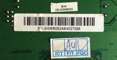 MAIN DIGITAL / VIEWSONIC 29L9I0MB092 / DA0L9IMB2B1 / MODELO VX2433WM - Imagen 2