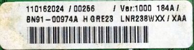 MAIN / SAMSUNG BN91-00974A / BN41-00545D / BN40-00050A / MODELO LNR238WXX/XAA / PANEL LTA230W1-L02	 - Imagen 2