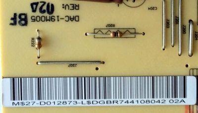 FUENTE / BALASTRA / WESTINGHOUSE 27-D012873 / DAC-19M005 / REV:02A / MODELO L2210NW / PANEL A220Z5	 - Imagen 2