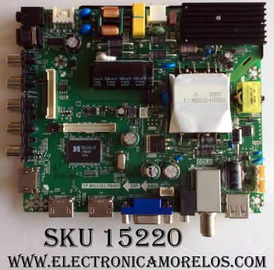 MAIN / ELEMENT K16078540 / TP.MS3393.PB801 / SY16200-2 / PANEL V500HJ1-PE8 / MODELO ELEFW5016