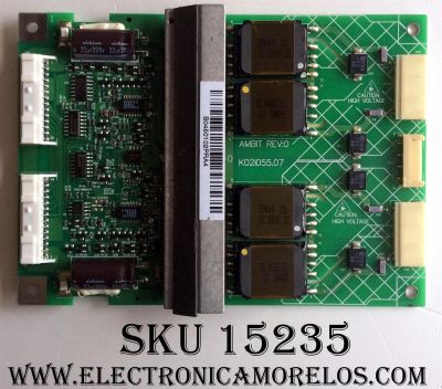 BACKLIGHT INVERTER / SAMSUNG K02I055.07 / 0423036-04 / PANEL LTA400W1-L02 / MODELO LTN406WX/XAA	
