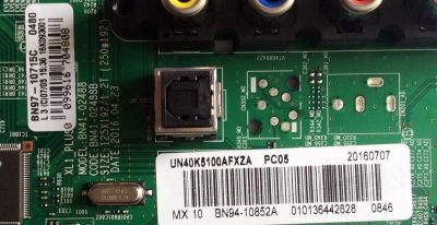 MAIN / SAMSUNG BN94-10852A / BN97-10715C / BN41-02488B / MODELO UN40K5100AFXZA DA01 / PANEL CY-FK040BNNV3H	 - Imagen 2